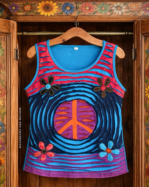 WOODSTOCK WAVES COTTON VEST (V724OF) - MoonbeamsandMayhem