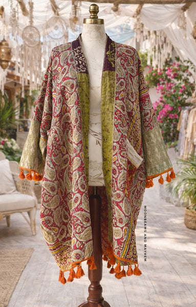 KANTHA GODDESS KIMONO | COAT (689OF)
