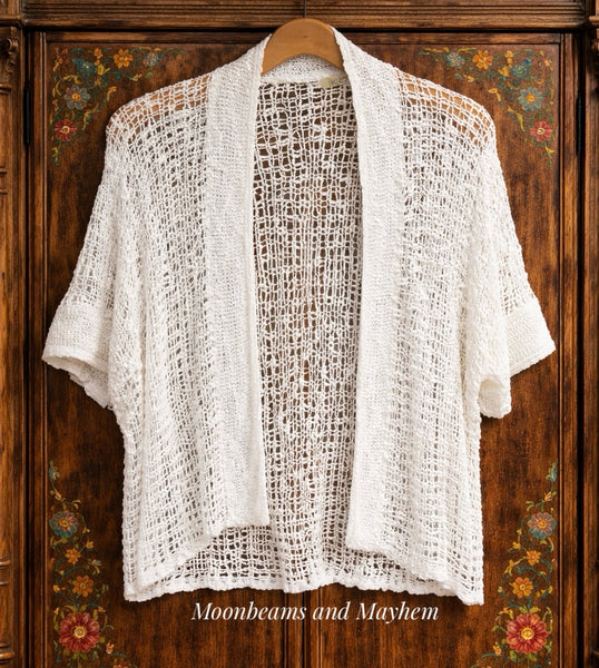 IVORY MOON WATERFALL KIMONO