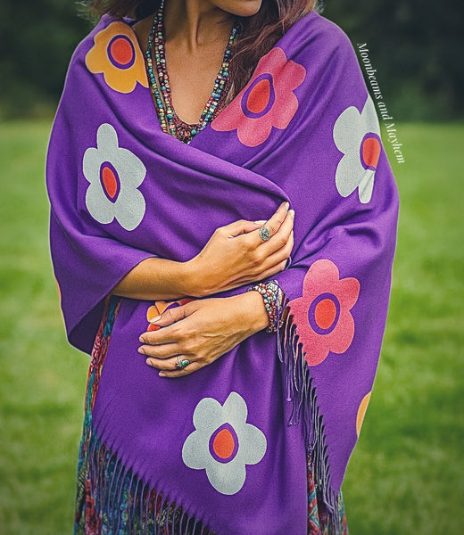 DAISY DREAMS AMETHYST SCARF