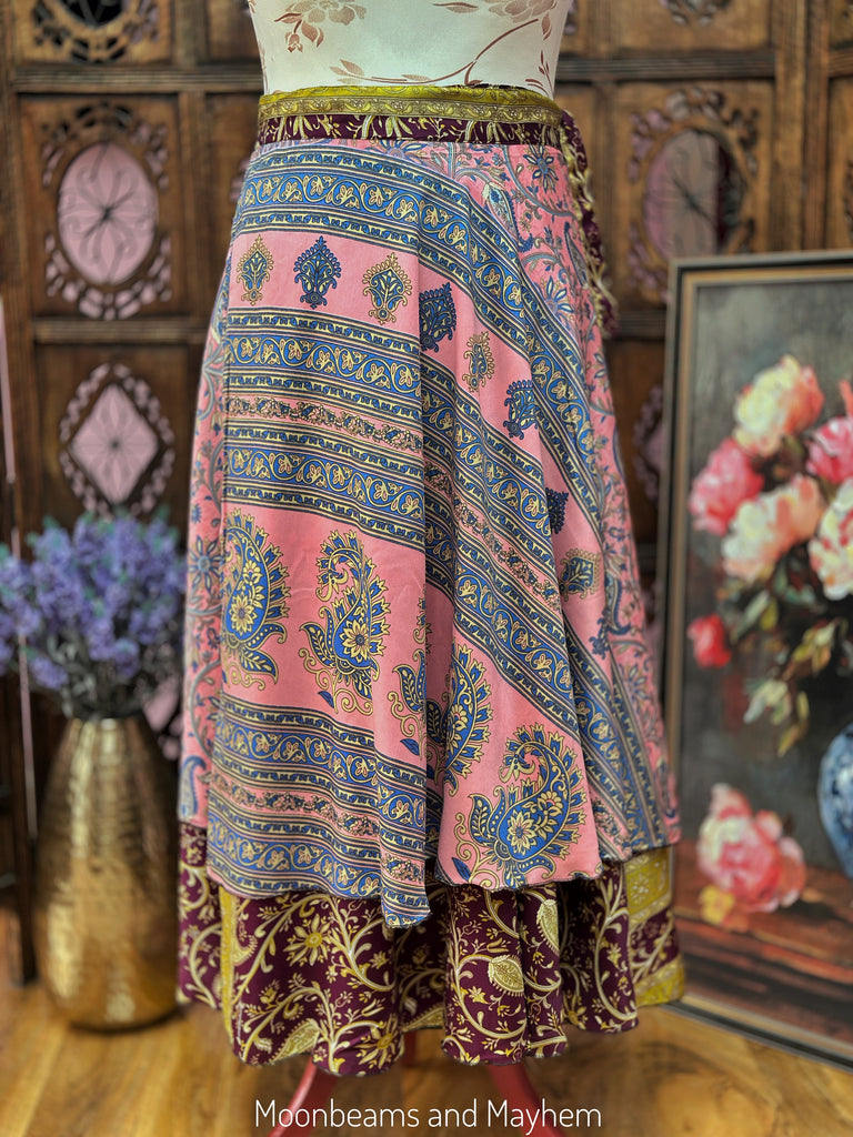 BEAUTIFUL SHANGRI-LA WRAP SKIRT (SR824)