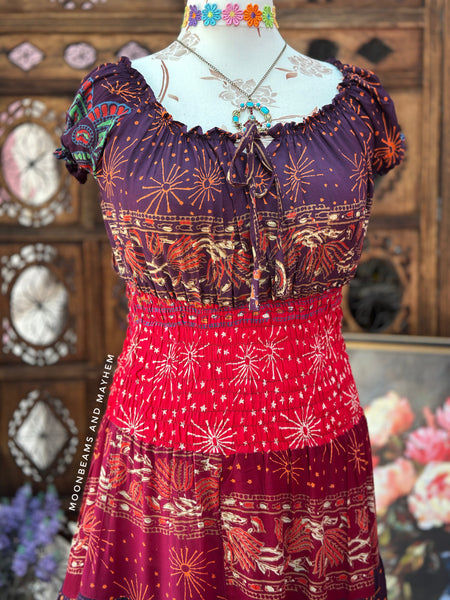 TRUE ROMANCE BOHEMIAN MAXI DRESS (OF277)