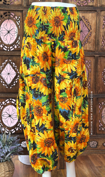 SUNFLOWER HAREM TROUSERS (F1.125.1)