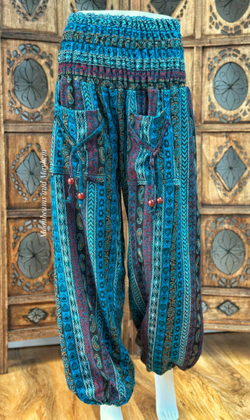 CELESTE FLOW WARM FLEECE HAREM PANTS