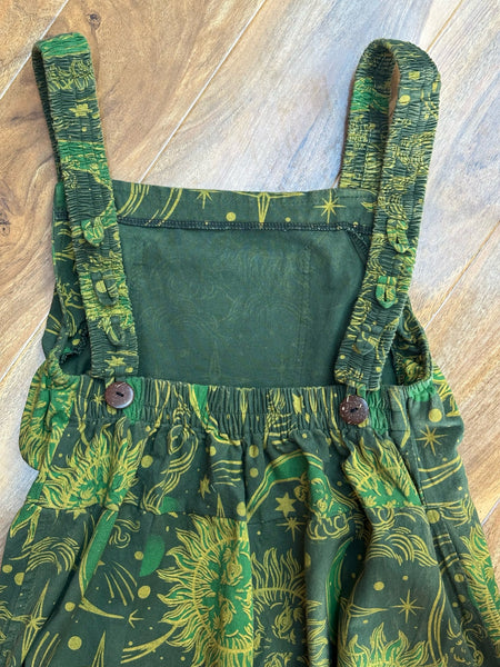 SOLAR SPIRIT GREEN DUNGAREES