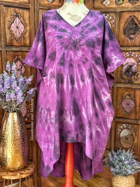 THE FORAGER TUNIC DRESS - AMETHYST