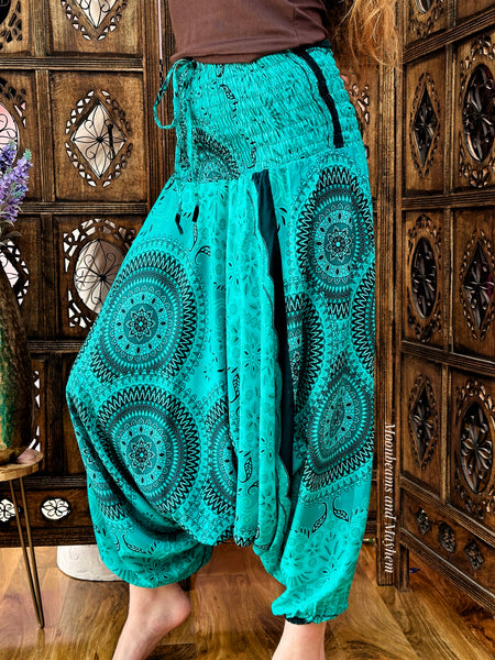 HIDDEN LAGOON HAREM TROUSERS (SMALL)