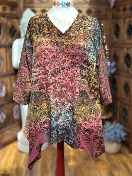 BOHEMIAN BAZAAR SHIRT (OF131)