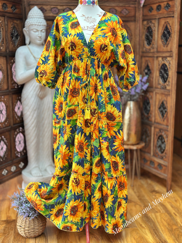 LOTUS LANE SUNFLOWER DRESS (SB39)