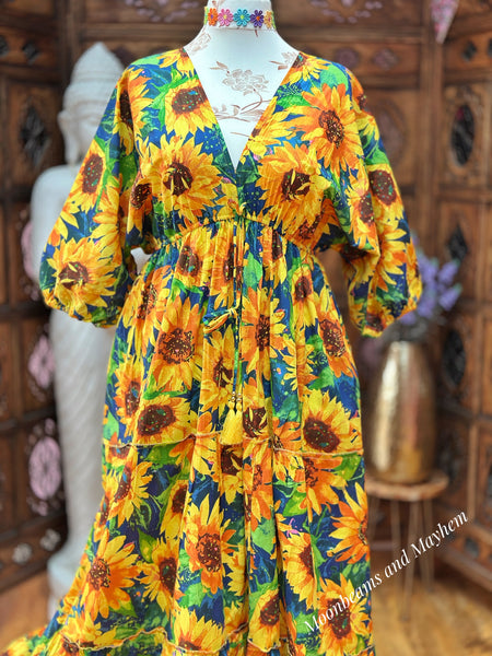 LOTUS LANE SUNFLOWER DRESS (SB39)