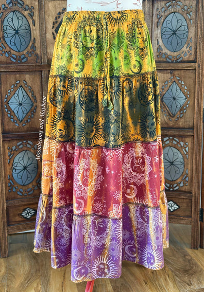 SUNSPELL TIERED SKIRT