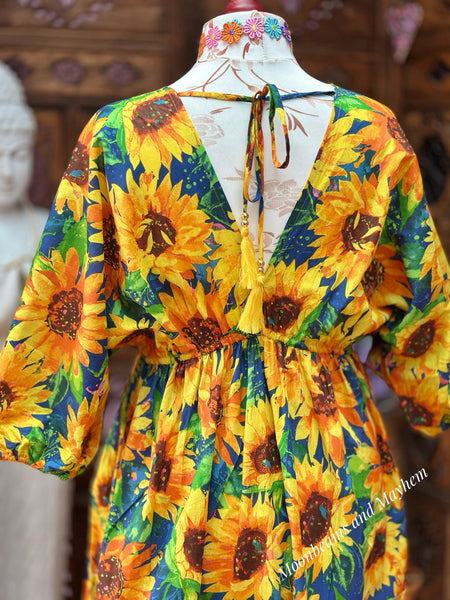 LOTUS LANE SUNFLOWER DRESS (SB39)