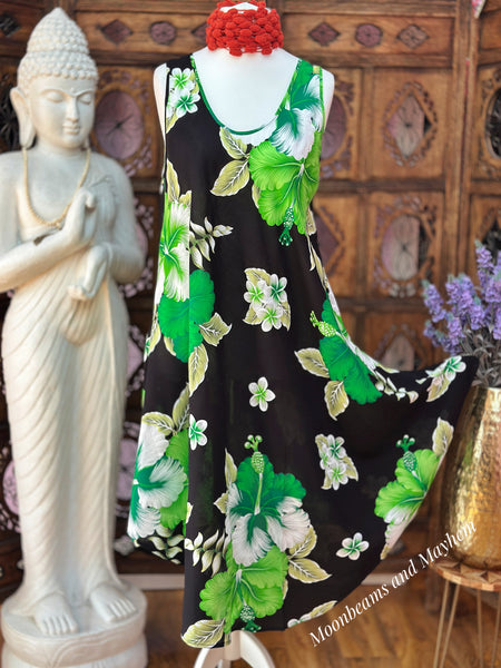 MIDNIGHT TROPICS DRESS (PR692)