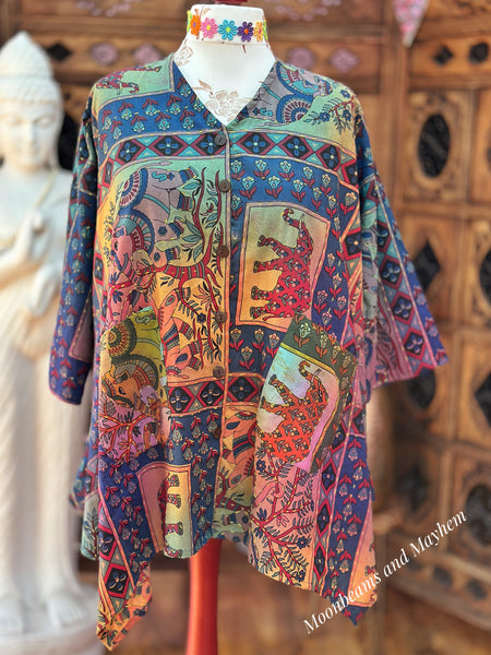 BOHEMIAN BAZAAR SHIRT (OF136)