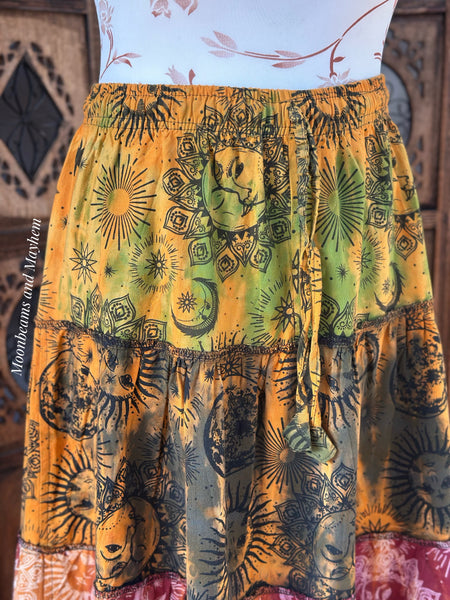 SUNSPELL TIERED SKIRT