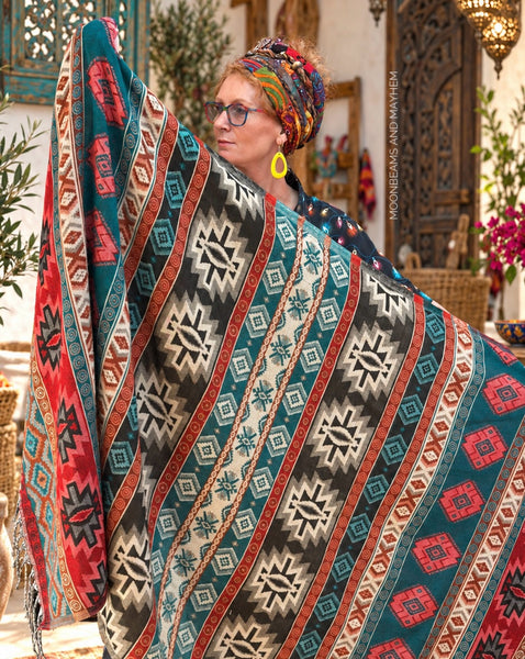 WILD SPIRIT BLANKET WRAP / SHAWL (BW13)