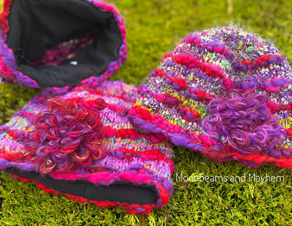 LAVENDER BLOSSOM WINTER HAT