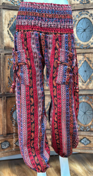 SOULWEAVE FLEECE HAREM TROUSERS- S (SW22)