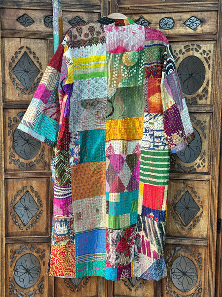 SAFFRON SOUL KIMONO/DUSTER COAT-M-(OF753SL)