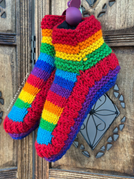 FLEECE LINED SNUGGLE SOCKS / SLIPPERS