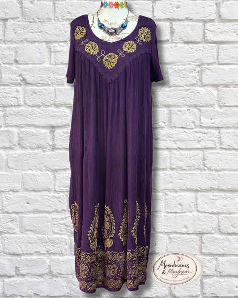 MYSTIC PURPLE SOLSTICE FLOW DRESS (M79)