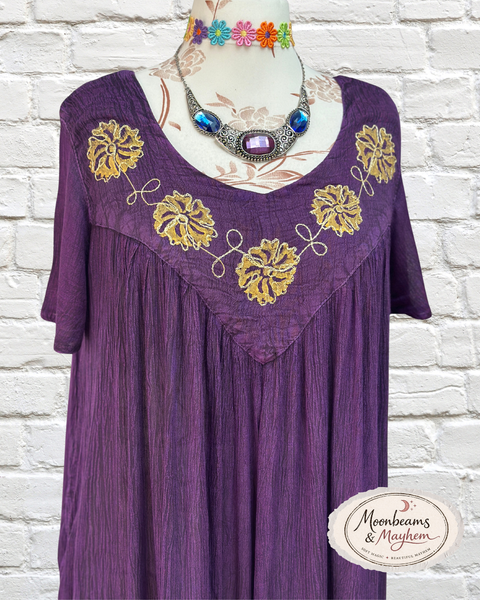MYSTIC PURPLE SOLSTICE FLOW DRESS (M79)