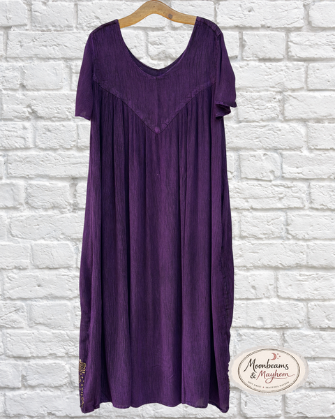 MYSTIC PURPLE SOLSTICE FLOW DRESS (M79)