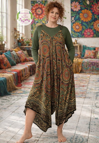 SOUL FLOW JUMPSUIT (REG / XXL) PRSF87 - MoonbeamsandMayhem