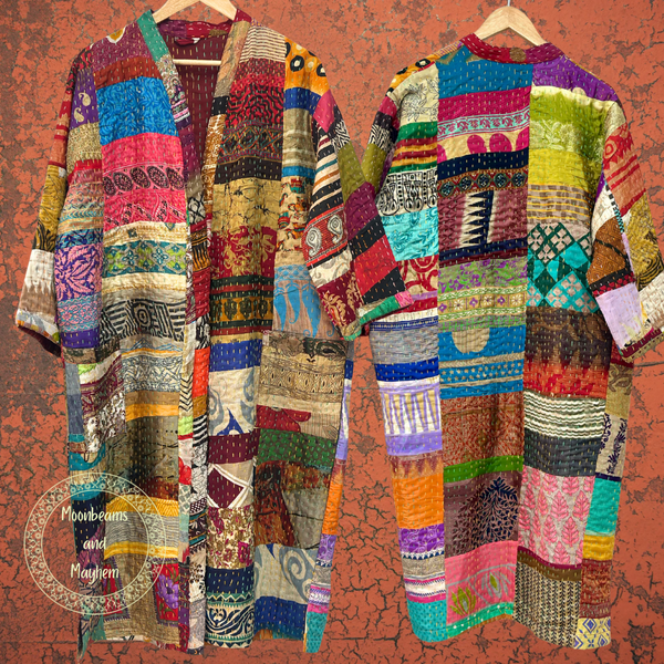 LONG SAFFRON SOUL KIMONO (OF738SL)