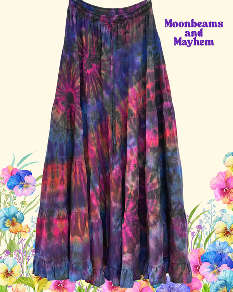 DEEPEST PURPLE WILD CHILD MAXI SKIRT