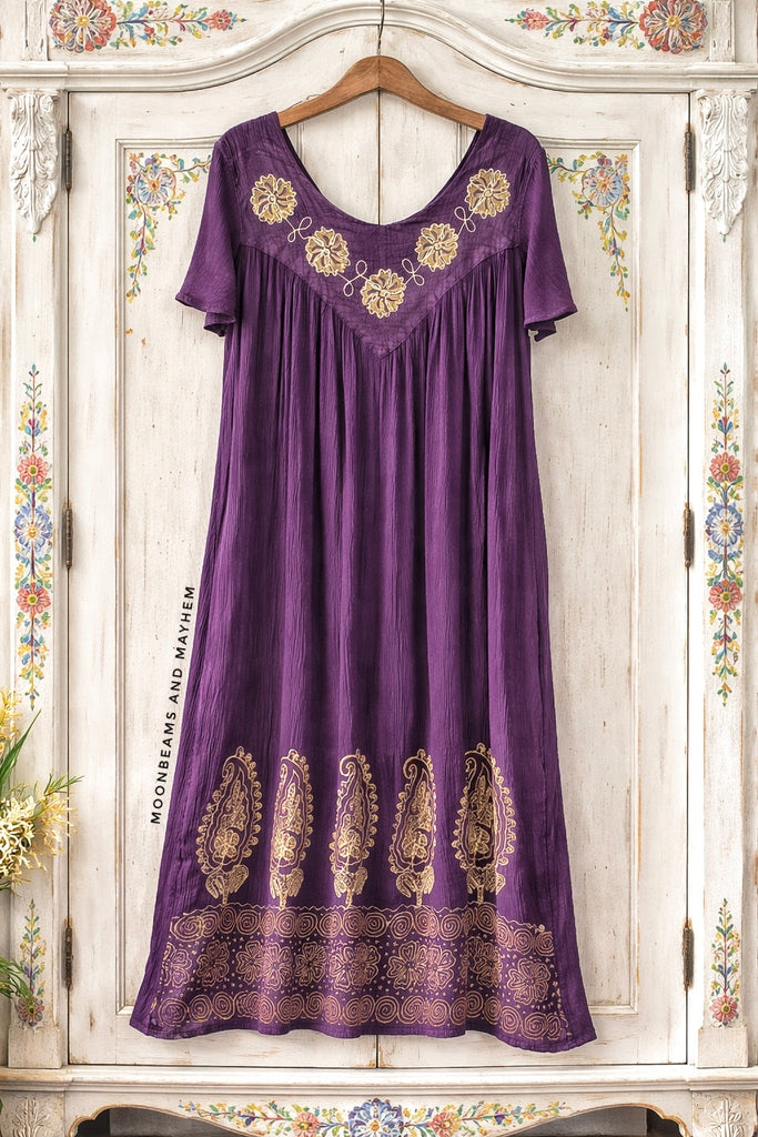 MYSTIC PURPLE SOLSTICE FLOW DRESS (M79)