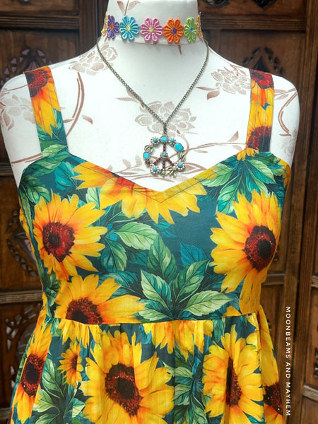 SUNFLOWER GODDESS SUNDRESS