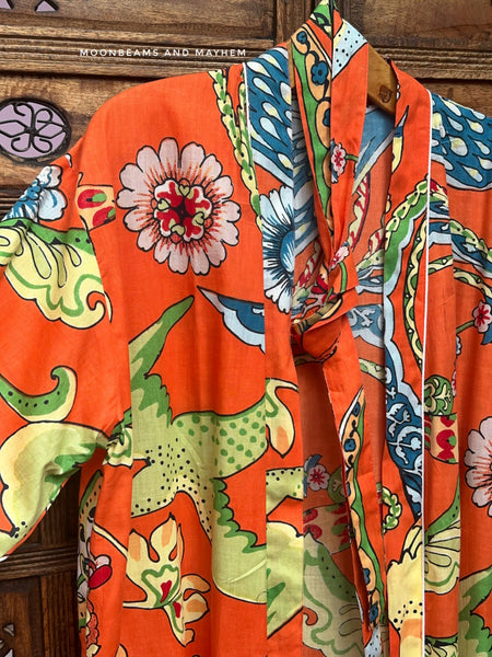 AMBER LOTUS KIMONO (OF) - MoonbeamsandMayhem