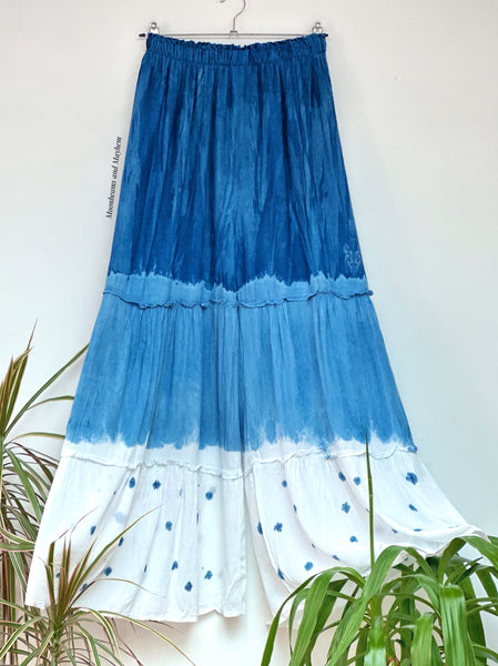 DELICIOUS BLUE PRAIRIE PALAZZO / WIDE LEG TROUSERS (PR19)