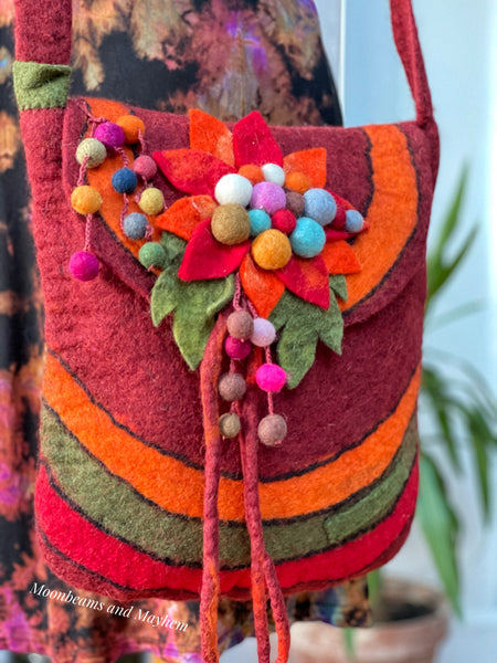 MAGICAL FELTED FOREST PIXIE BAG