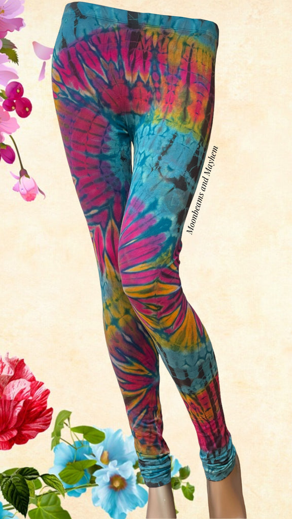 Cosmic Tie Dye Leggings — Sivana