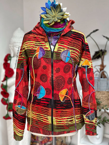 INDIAN RED WOODLAND DREAMS JACKET S / M / XL