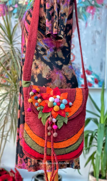 MAGICAL FELTED FOREST PIXIE BAG
